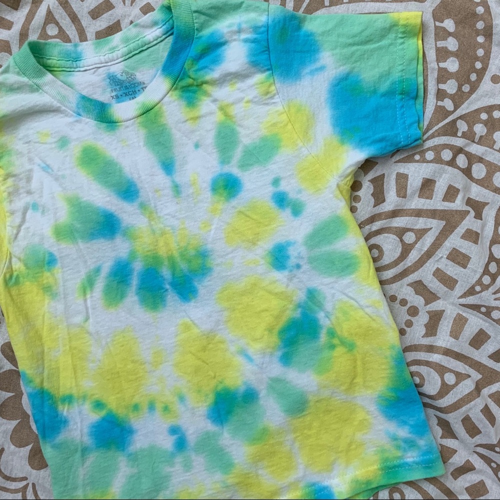 SALE! ☀️ Handmade Toddler Tie Dye Tee - Picture 2 of 3